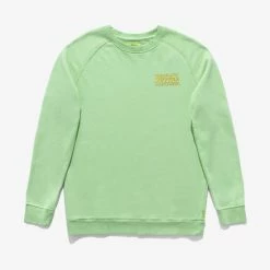 Banks Journal Deepest Reaches Crew Neck - Washed Lime T-Shirts
