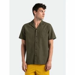 Alternative view of Banks Journal Brighton S/S Woven Shirt Tops Army