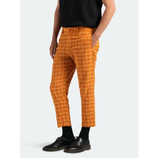 Banks Journal Downtown Linen Pant Denim & Bottoms Tabacco 7 Banks Journal Downtown Linen Pant Denim & Bottoms Tabacco - Image 5