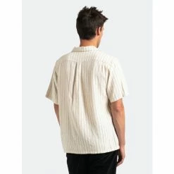 Banks Journal Brunswick S/S Woven Shirt Tops Bone -Banks Journal store unnamed file 1397