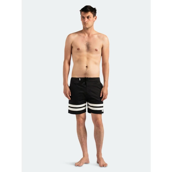 Banks Journal Balboa Boardshort Swimwear Black 8 Banks Journal Balboa Boardshort Swimwear Black - Image 6