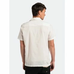 Banks Journal Form S/S Woven Shirt Tops Off White -Banks Journal store unnamed file 1430