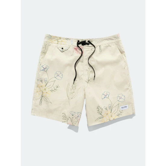 Banks Journal Dahlia Boardshort Swimwear Bone 3 Banks Journal Dahlia Boardshort Swimwear Bone