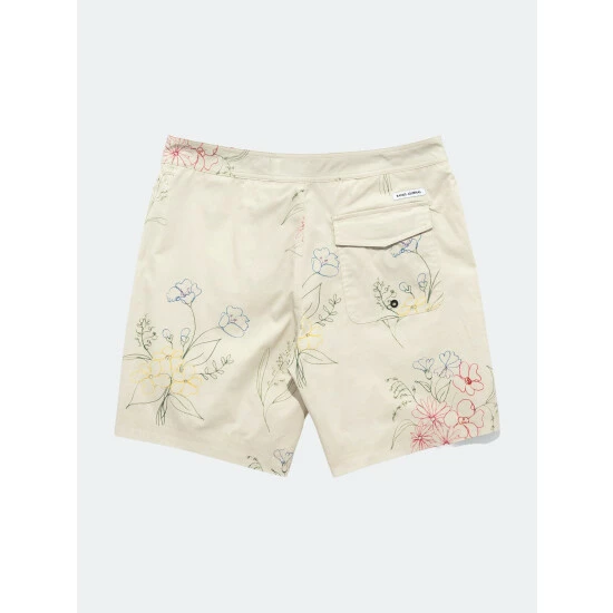Banks Journal Dahlia Boardshort Swimwear Bone 4 Banks Journal Dahlia Boardshort Swimwear Bone - Image 2