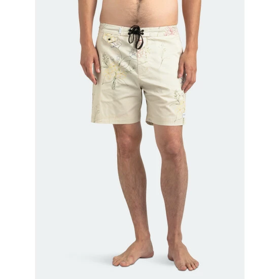 Banks Journal Dahlia Boardshort Swimwear Bone 5 Banks Journal Dahlia Boardshort Swimwear Bone - Image 3