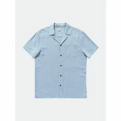 Banks Journal Brighton S/S Woven Shirt Shirts Newport Blue
