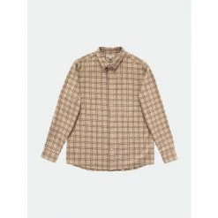 Banks Journal Heights L/S Woven Shirt Shirts Bone