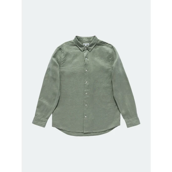 Banks Journal Hastings Linen L/S Woven Shirt Tops Leaf 3 Banks Journal Hastings Linen L/S Woven Shirt Tops Leaf