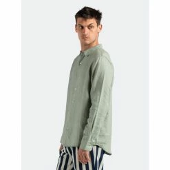 Banks Journal Hastings Linen L/S Woven Shirt Tops Leaf 10 Banks Journal Hastings Linen L/S Woven Shirt Tops Leaf -Banks Journal store unnamed file 1456