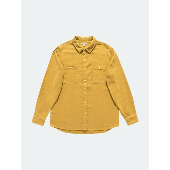 Banks Journal Brooms L/S Woven Shirt Tops Dark Mustard 3 Banks Journal Brooms L/S Woven Shirt Tops Dark Mustard