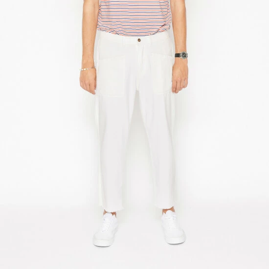 Banks Journal Casse Trouser Pant Denim & Bottoms Off White 5 Banks Journal Casse Trouser Pant Denim & Bottoms Off White - Image 3