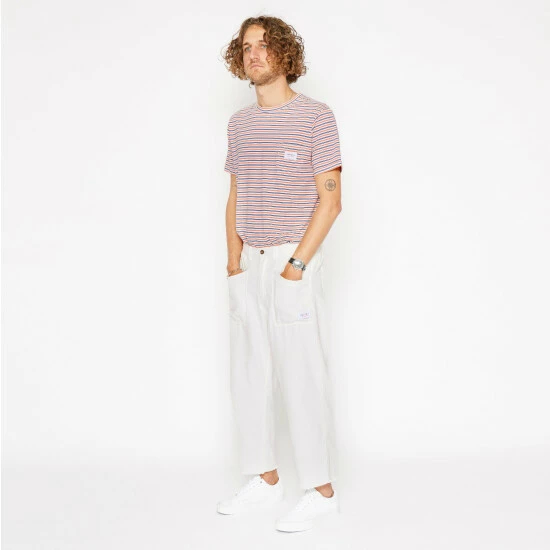 Banks Journal Casse Trouser Pant Denim & Bottoms Off White 7 Banks Journal Casse Trouser Pant Denim & Bottoms Off White - Image 5