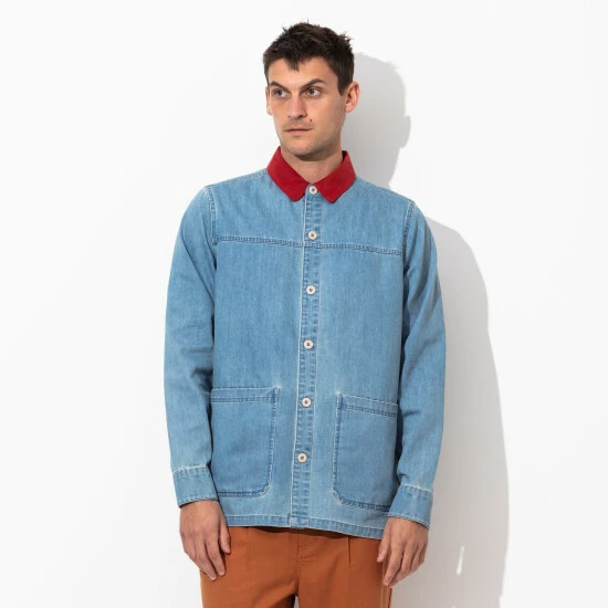 Banks Journal Formation Jacket - Medium Indigo Denim & Bottoms 6 Banks Journal Formation Jacket - Medium Indigo Denim & Bottoms - Image 4