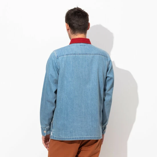 Banks Journal Formation Jacket - Medium Indigo Denim & Bottoms 8 Banks Journal Formation Jacket - Medium Indigo Denim & Bottoms - Image 6