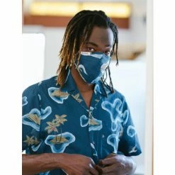 Alternative view of Banks Journal Marine Face Mask Masks Dirty Denim