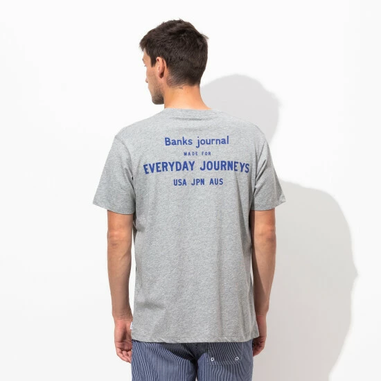 Banks Journal Crypto Faded Tee Shirt - Heather Grey T-Shirts 7 Banks Journal Crypto Faded Tee Shirt - Heather Grey T-Shirts - Image 5