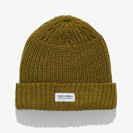 Banks Journal Made For Beanie Hats Dark Olive 3 Banks Journal Made For Beanie Hats Dark Olive