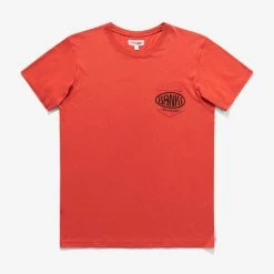 Banks Journal Au Revoir Faded Tee Shirt T-Shirts Vintage Red