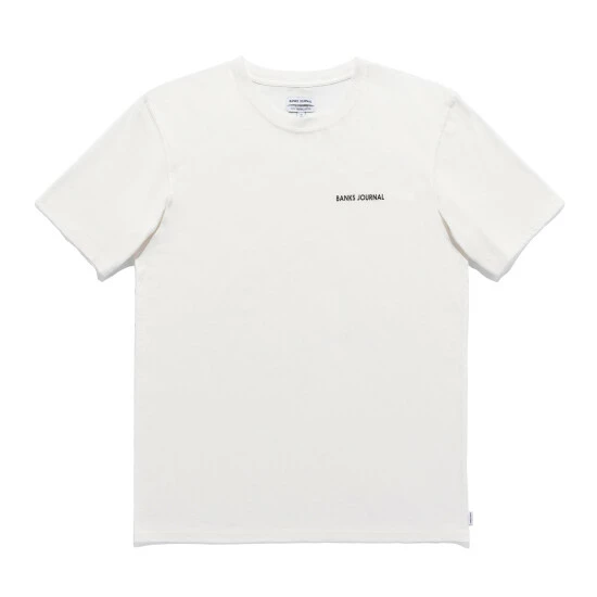 Banks Journal Label Tee Shirt - Off White T-Shirts 3 Banks Journal Label Tee Shirt - Off White T-Shirts