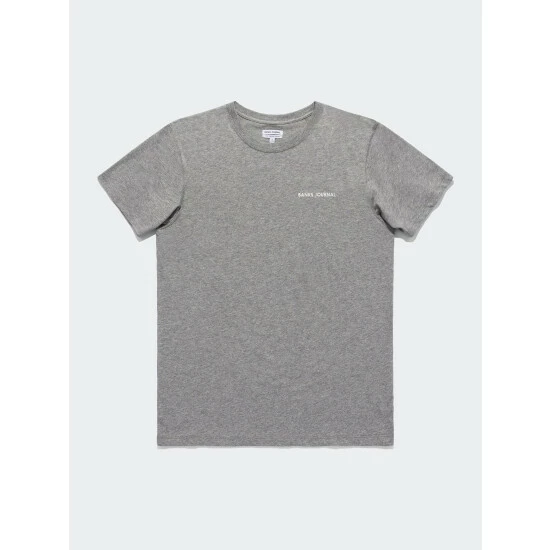 Banks Journal Label Tee Shirt - Heather Grey T-Shirts 3 Banks Journal Label Tee Shirt - Heather Grey T-Shirts