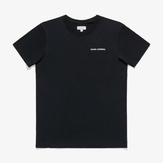 Banks Journal Label Tee Shirt T-Shirts Black 3 Banks Journal Label Tee Shirt T-Shirts Black