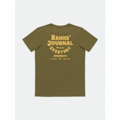 Banks Journal Mojave Classic Tee Shirt T-Shirts Dark Olive