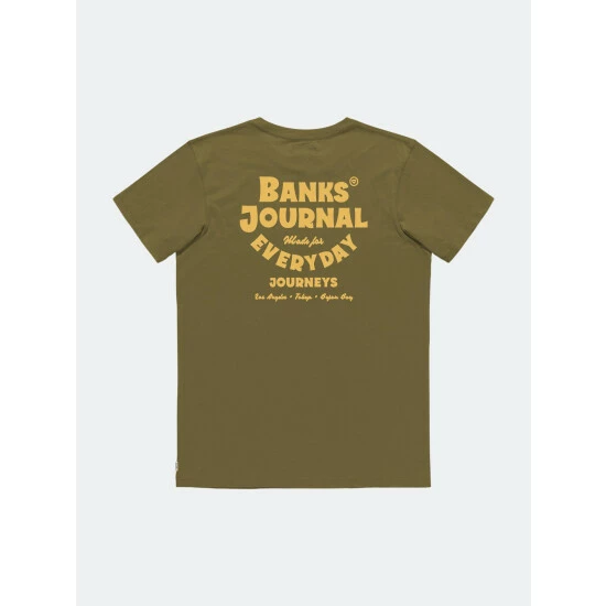 Banks Journal Mojave Classic Tee Shirt T-Shirts Dark Olive 3 Banks Journal Mojave Classic Tee Shirt T-Shirts Dark Olive