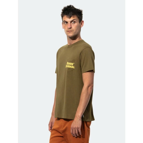 Banks Journal Mojave Classic Tee Shirt T-Shirts Dark Olive 6 Banks Journal Mojave Classic Tee Shirt T-Shirts Dark Olive - Image 4