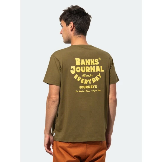Banks Journal Mojave Classic Tee Shirt T-Shirts Dark Olive 7 Banks Journal Mojave Classic Tee Shirt T-Shirts Dark Olive - Image 5