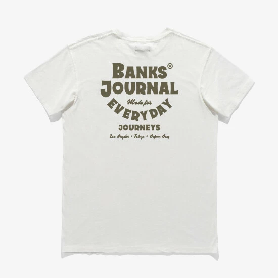 Banks Journal Mojave Classic Tee Shirt T-Shirts Off White 3 Banks Journal Mojave Classic Tee Shirt T-Shirts Off White