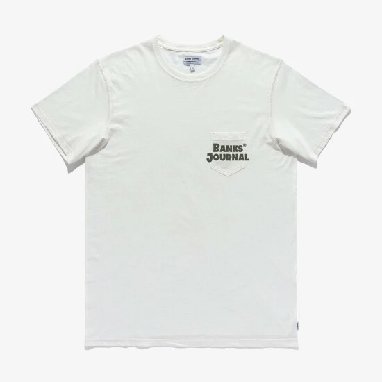 Banks Journal Mojave Classic Tee Shirt T-Shirts Off White 4 Banks Journal Mojave Classic Tee Shirt T-Shirts Off White - Image 2