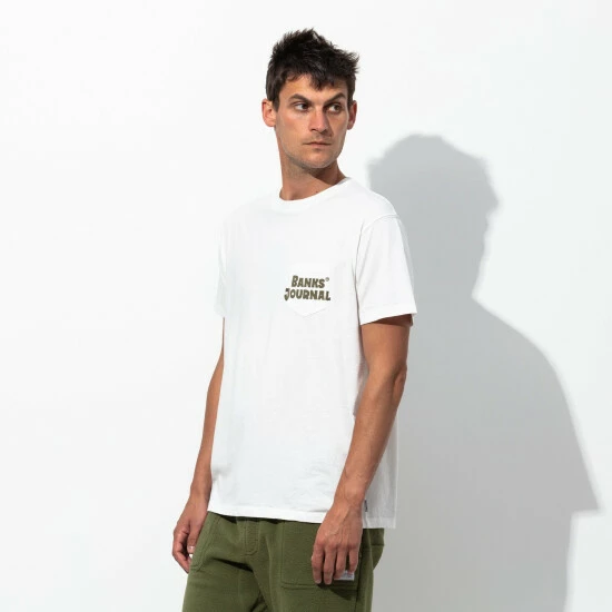 Banks Journal Mojave Classic Tee Shirt T-Shirts Off White 6 Banks Journal Mojave Classic Tee Shirt T-Shirts Off White - Image 4