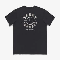Banks Journal Verve Classic Tee Shirt T-Shirts Dirty Black