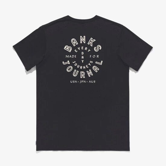 Banks Journal Verve Classic Tee Shirt T-Shirts Dirty Black 3 Banks Journal Verve Classic Tee Shirt T-Shirts Dirty Black