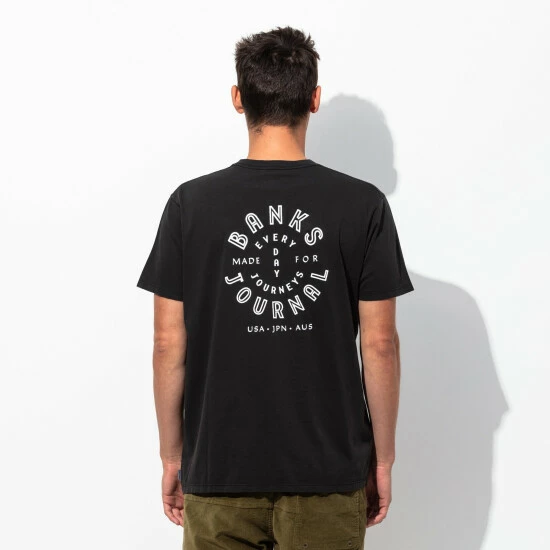 Banks Journal Verve Classic Tee Shirt T-Shirts Dirty Black 6 Banks Journal Verve Classic Tee Shirt T-Shirts Dirty Black - Image 4