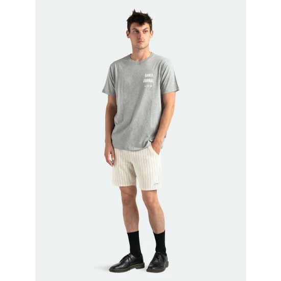 Banks Journal Passport Classic Tee Shirt Tops Heather Grey 8 Banks Journal Passport Classic Tee Shirt Tops Heather Grey - Image 6