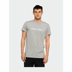 Banks Journal Label Primary Classic Tee Shirt - Heather Grey Tops