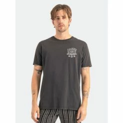 Banks Journal Slice Faded Tee Shirt T-Shirts Black -Banks Journal store unnamed file 168