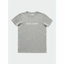 Banks Journal Label Primary Classic Tee Shirt - Heather Grey Tops 11 Banks Journal Label Primary Classic Tee Shirt - Heather Grey Tops -Banks Journal store unnamed file 1681