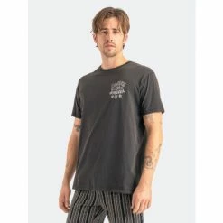 Banks Journal Slice Faded Tee Shirt T-Shirts Black -Banks Journal store unnamed file 169