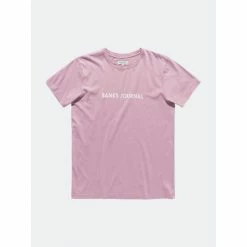 Banks Journal Label Classic Tee Shirt Tops Pale Lavander