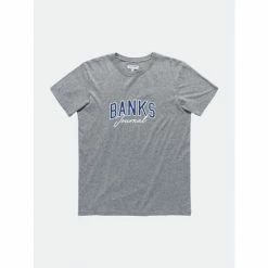 Banks Journal Nyc Classic Tee Shirt Tops Heather Grey