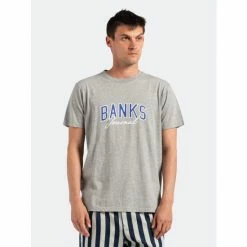 Alternative view of Banks Journal Nyc Classic Tee Shirt Tops Heather Grey