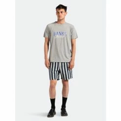 Banks Journal Nyc Classic Tee Shirt Tops Heather Grey -Banks Journal store unnamed file 1705