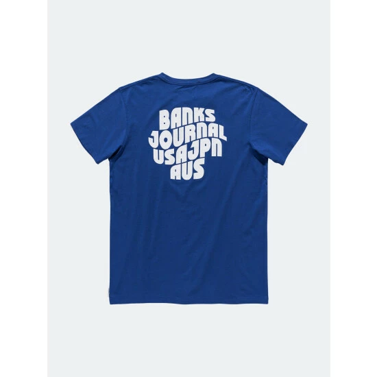 Banks Journal Posted Classic Tee Shirt Tops Deep Marine 3 Banks Journal Posted Classic Tee Shirt Tops Deep Marine