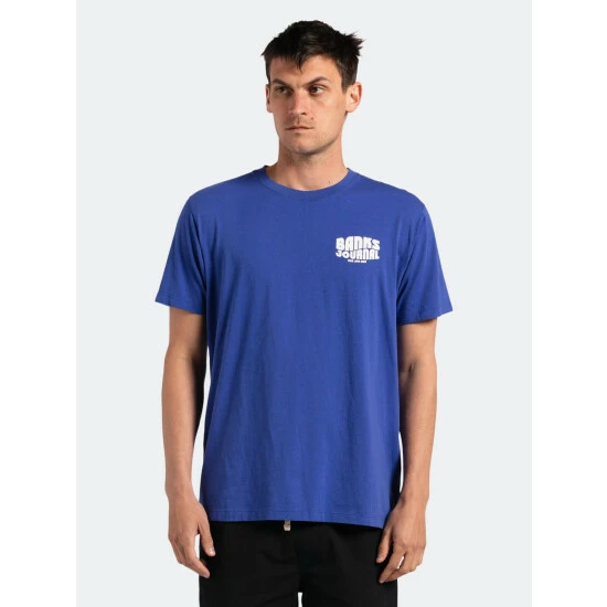 Banks Journal Posted Classic Tee Shirt Tops Deep Marine 5 Banks Journal Posted Classic Tee Shirt Tops Deep Marine - Image 3