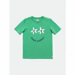 Banks Journal Smile Faded Tee Shirt T-Shirts Emerald Green