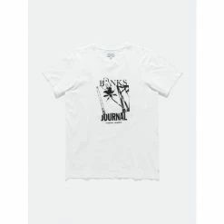 Banks Journal Weiry Palms Classic Tee Shirt Tops Off White