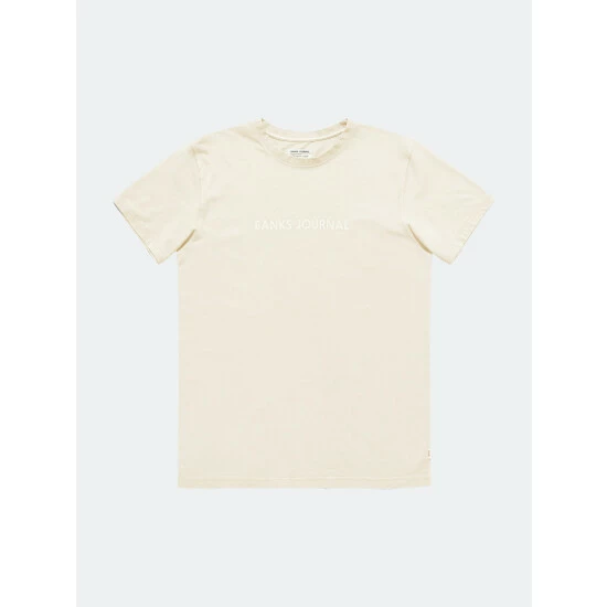 Banks Journal Label Classic Tee Shirt Tops Bone 3 Banks Journal Label Classic Tee Shirt Tops Bone