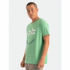 Banks Journal Smile Faded Tee Shirt T-Shirts Emerald Green 9 Banks Journal Smile Faded Tee Shirt T-Shirts Emerald Green -Banks Journal store unnamed file 174